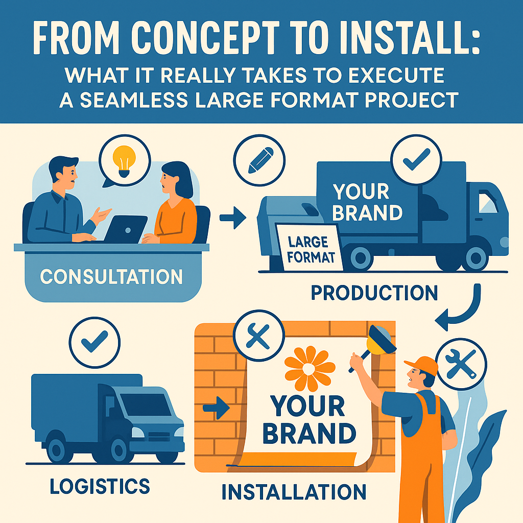 From Concept to Install: Executing a Seamless Large Format Project